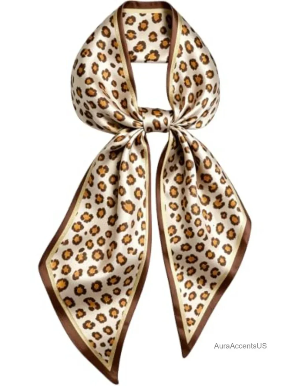 Silk Hair Scarf, Satin Fashion Neck Scarves for Women, Versatile Styling